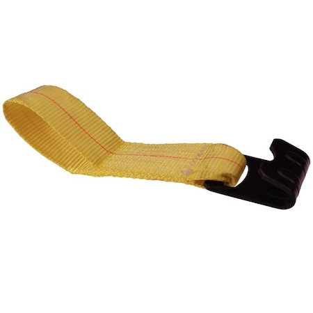 Us Cargo Control 3" x 11" Fixed End w/ Flat Hook and Bolt Loop 302FHBL